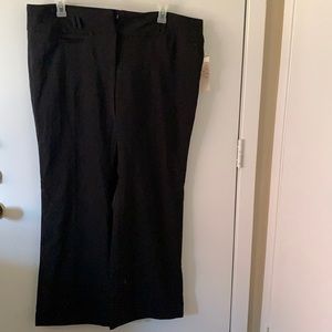 Plus Black Trouser Pants